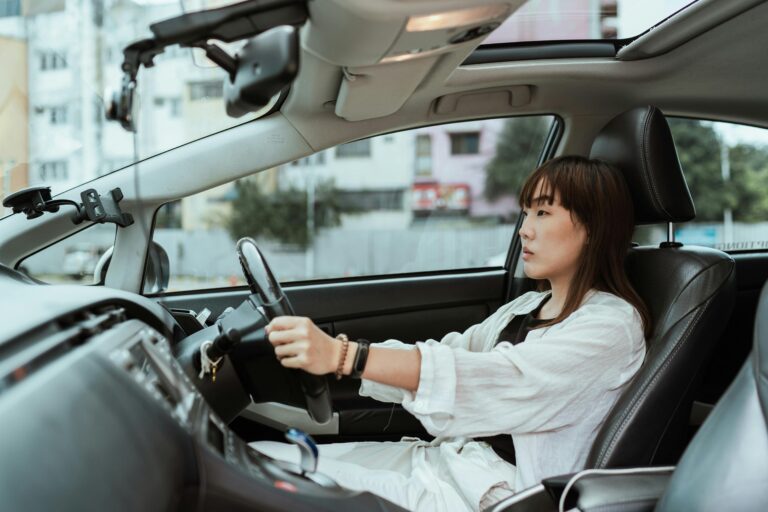 Woman Travelling to Work